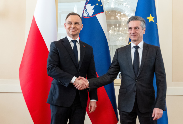 Prime Minister Golob meets with President of Poland