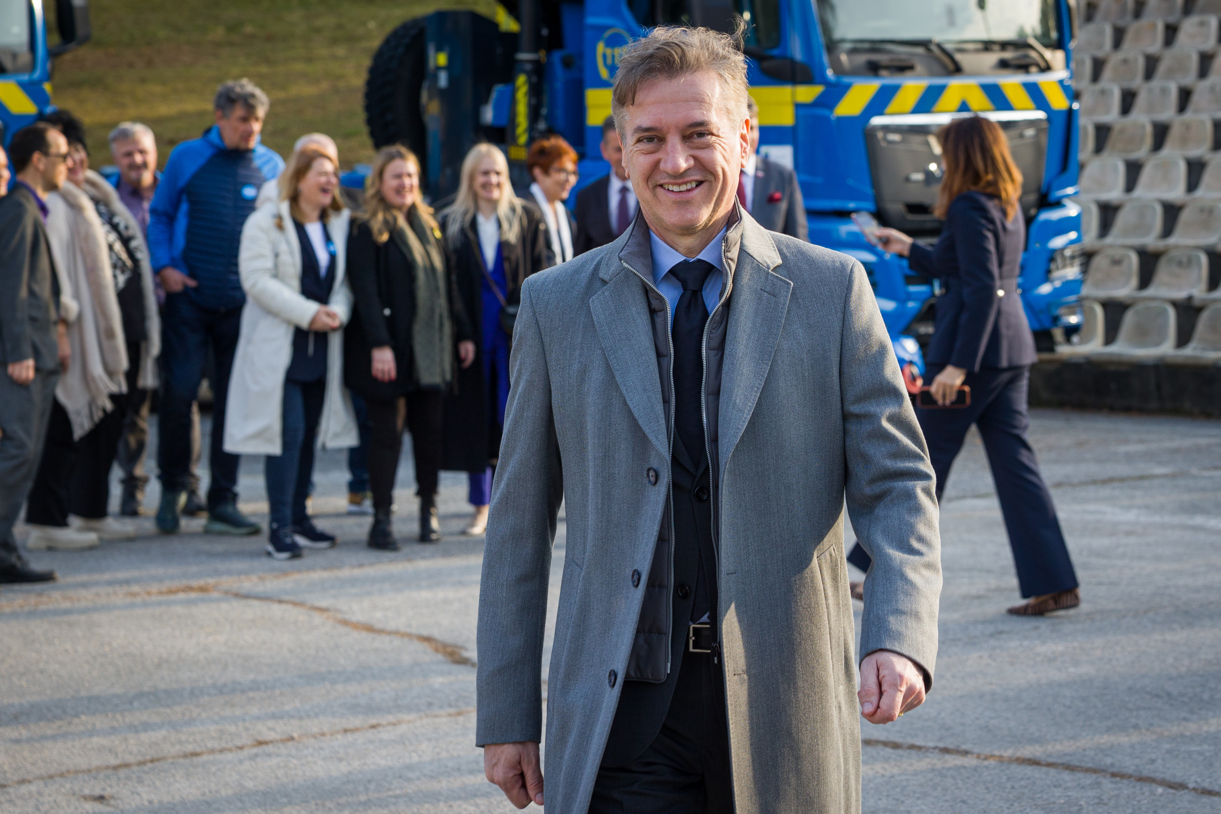 Prime Minister Golob briefed on the construction of a new firefighting training ground