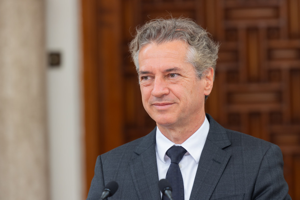 Predsednik vlade Robert Golob.