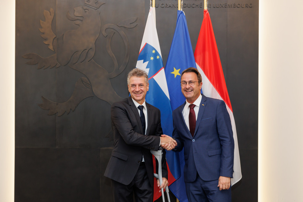 Rokovanje predsednika Vlade Republike Slovenije in predsednika Vlade Velikega vojvodstva Luksemburg