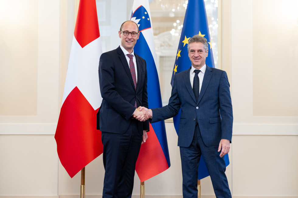 Rokovanje predsednika vlade s predsednikom švicarskega Nacionalnega sveta