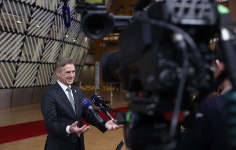 54073982114 e011dd5d0f o (On the second day of his official visit to Brussels, Prime Minister Robert Golob attended the European Council meeting. )