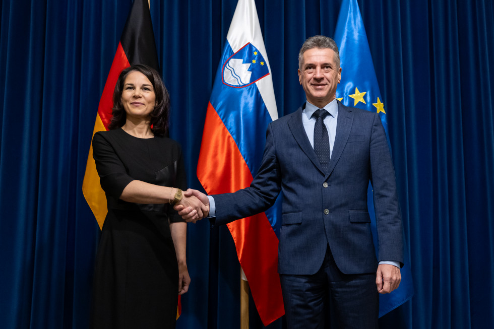 Prime Minister Golob meets German Foreign Minister Baerbock