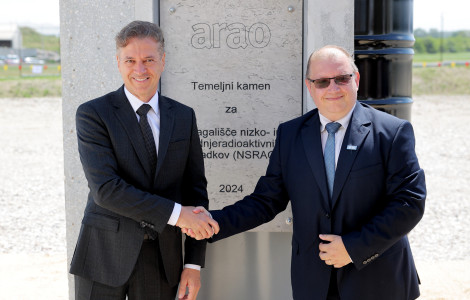 53773214463 d03ddd1b0e o (The Prime Minister, Robert Golob, attended a ceremony marking the laying of the foundation stone for the repository for low- and intermediate-level radioactive waste )