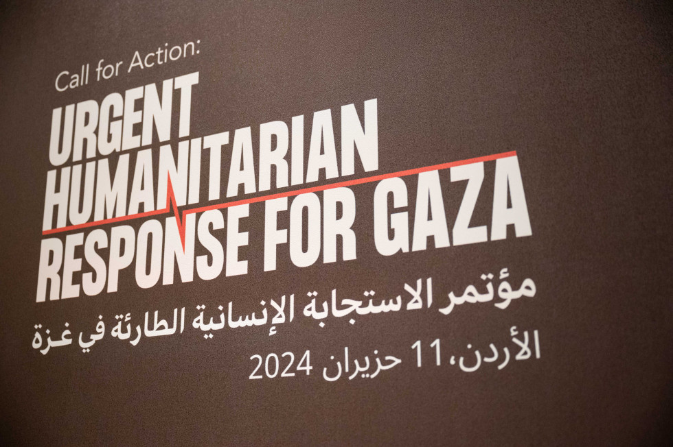 the international conference "Call for Action: Urgent Humanitarian Response for Gaza"