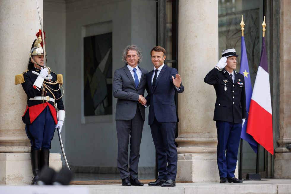 Prime Minister Robert Golob visits Paris