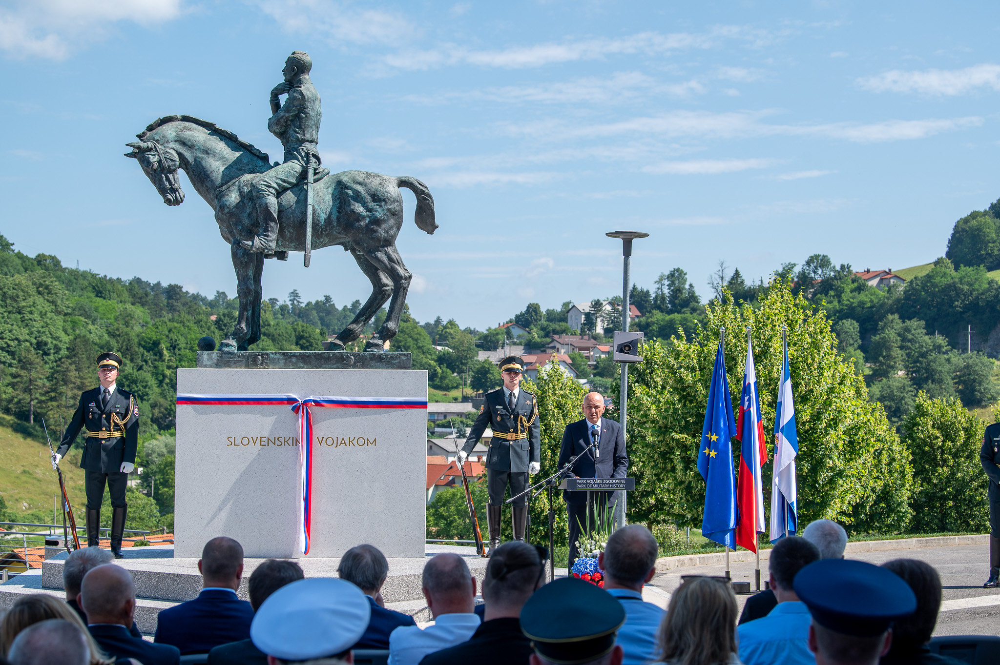 Prime Minister Janez Janša: A country stands on the shoulders of those who chose the right path, not the easiest one