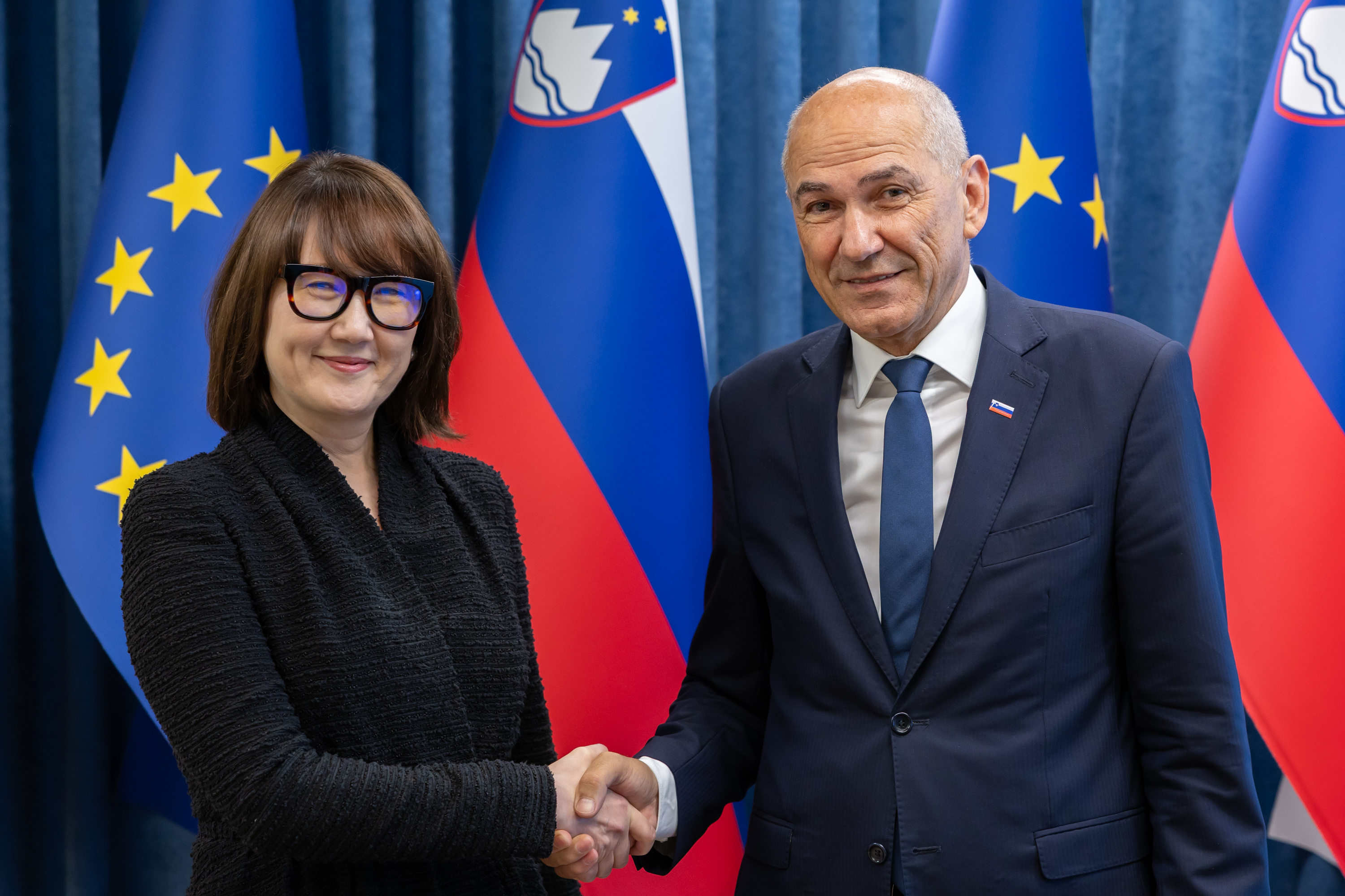 Prime Minister Janez Janša receives new US Ambassador to Slovenia