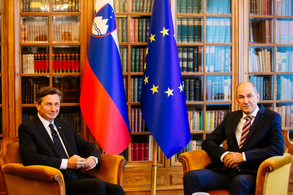 President Borut Pahor and Prime Minister Janez Janša.