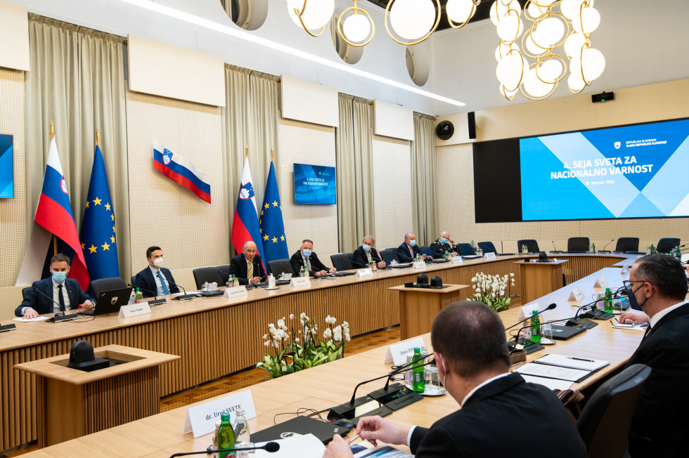 At its 4th regular session, the Slovenian National Security Council discussed the national security aspects of Russia's aggression against Ukraine. 