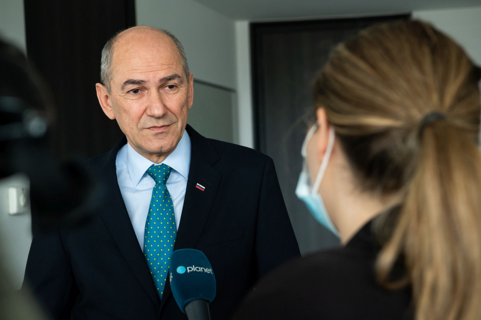 Prime Minister Janez Janša as a guest of the news programme Planet18