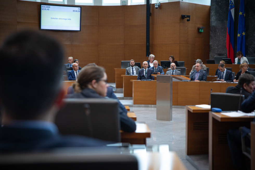 Prime Minister Janez Janša at National Assembly