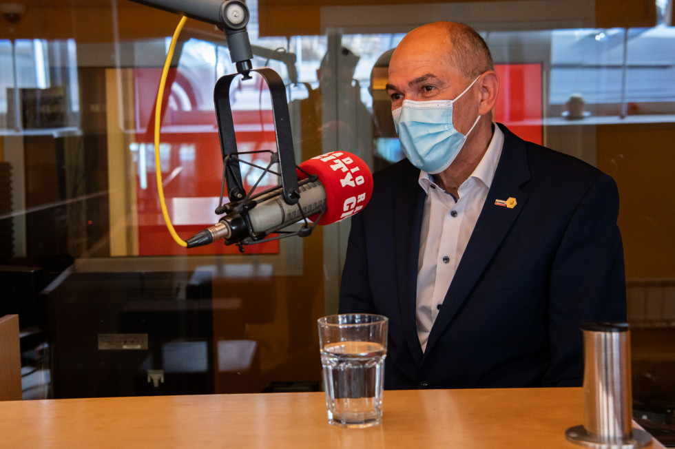 Prime Minister Janez Janša's Radio City Maribor appearance