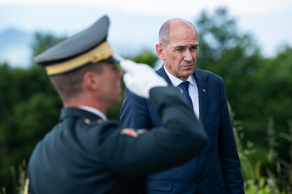 Predsednik vlade Janez Janša na Kumu