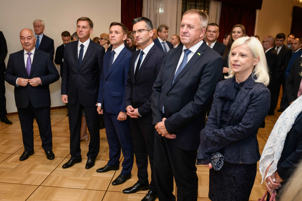 A reception for Slovenian and Russian business leaders