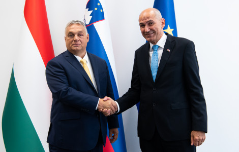PV1 8695 (Meeting of Prime Minister Janša and Hungarian Prime Minister Viktor Orbán.)