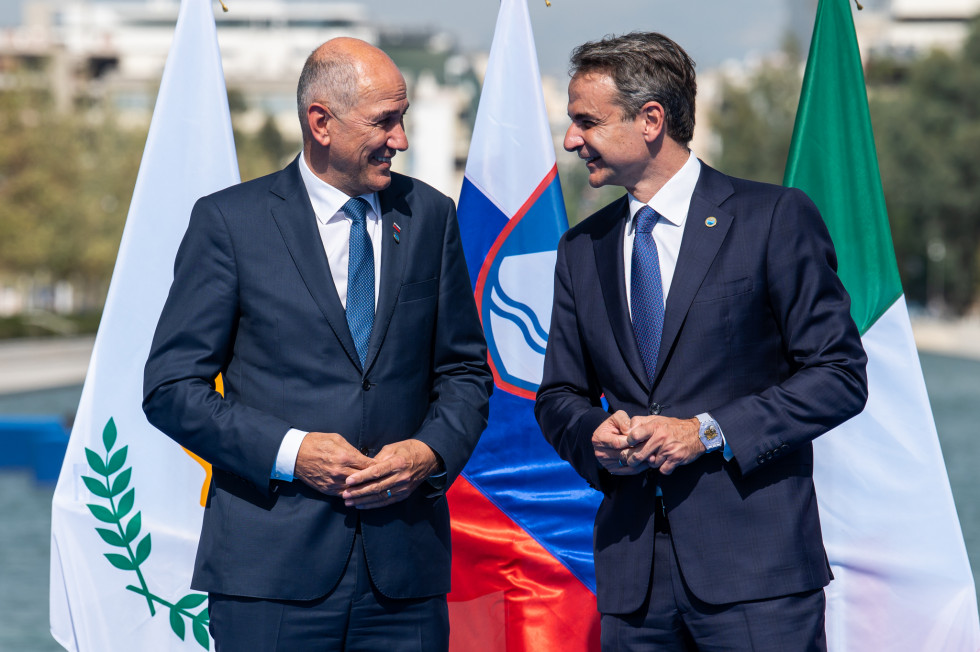 Predsednik vlade Janez Janša na 8. vrhu Sredozemskih držav