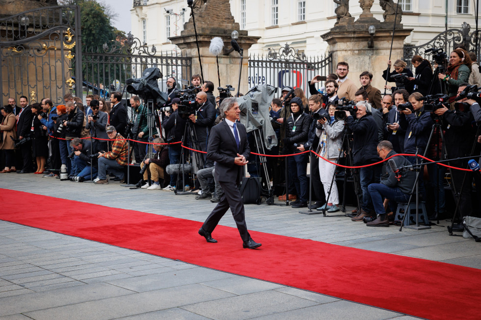 Prime Minister Dr Robert Golob attends an informal meeting of members of the European Council in Prague