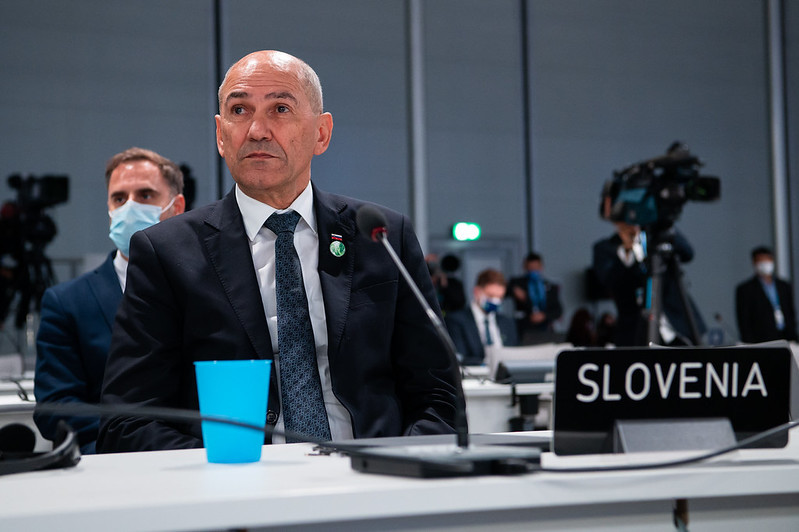 PM Janez Janša concludes at the climate summit in Glasgow.