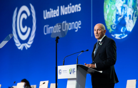 PV COP26 2 (Today and tomorrow, Prime Minister Janez Janša is attending the COP26 International Climate Change Conference in Glasgow, Scotland.)