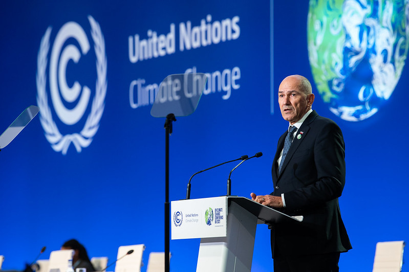 Today and tomorrow, Prime Minister Janez Janša is attending the COP26 International Climate Change Conference in Glasgow, Scotland.