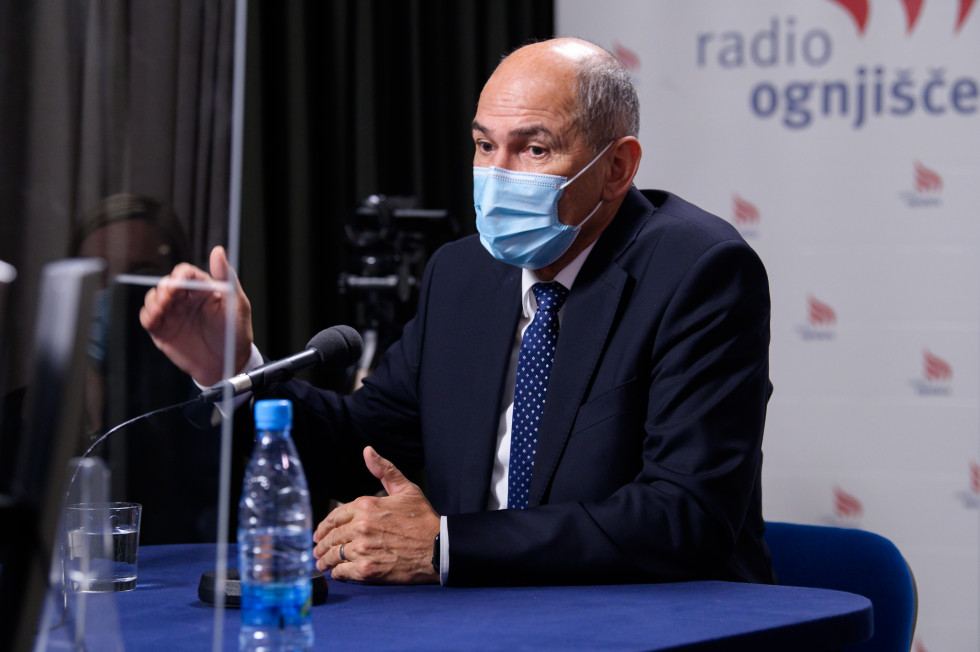 Prime Minister Janez Janša on Radio Ognjišče