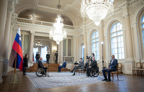 Mednarodni dan invalidov (Prime Minister Janez Janša commemorated the International Day of Disabled Persons)