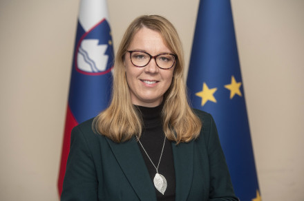 dr. Helena Jaklitsch, minister without portfolio, competent for relations between the Republic of Slovenia and the autochthonous Slovene national community living in neighbouring countries, as well as between the Republic of Slovenia and Slovenians living