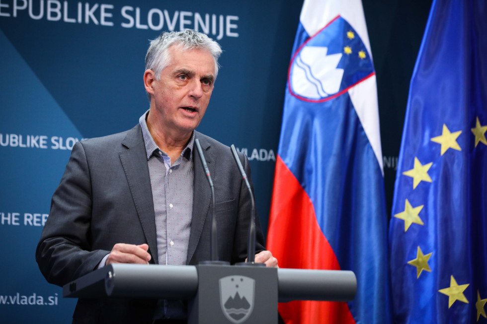 Izjava ministra za zdravje Tomaža Gantarja.