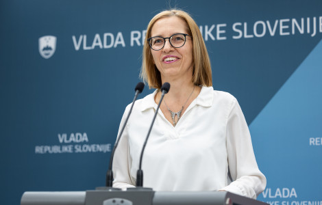 Prevolnik Rupel2003 (Minister of Health Valentina Prevolnik Rupel at the Press Conference)