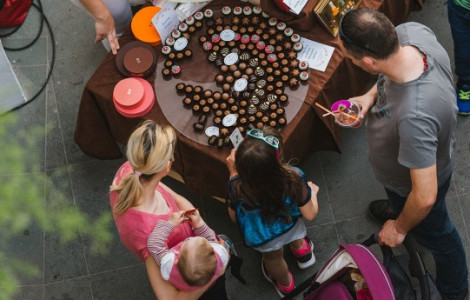 Chocolate Festival Radovljica 2018 family r (Radovljica, the sweetest town)