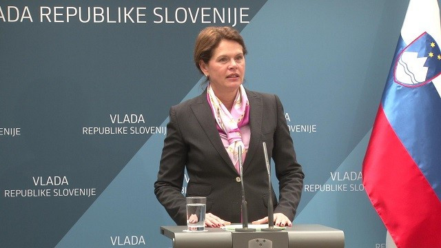 Minister of Infrastructure Alenka Bratušek in a statement after government session