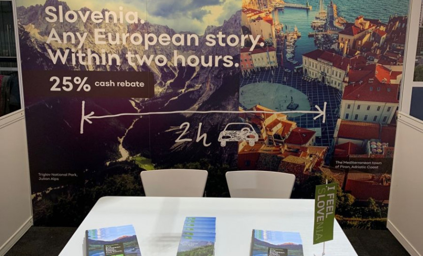 Promotional campaign "Slovenia. Any European story. Within two hours. Drive less. Film more. Film in Slovenia."