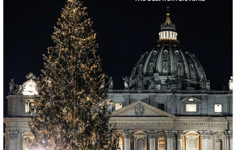s4 2020 naslovnica (Slovenian Christmas Tree in the Vatican)