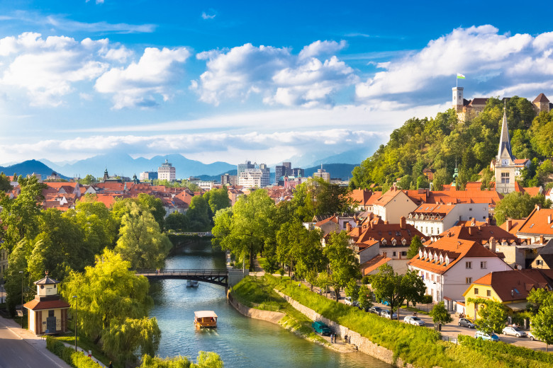 Panorama of Ljubljana