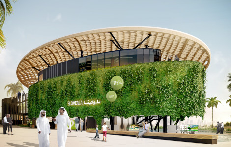 Expo Dubaj foto (The main slogan for Slovenia’s participation at Expo 2020 is “Slovenia. Green and Smart Experience”)