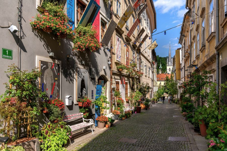 Križevniška street, Ljubljana