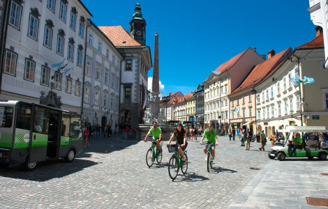 Ljubljana zelena (Cycling in Ljubljana)