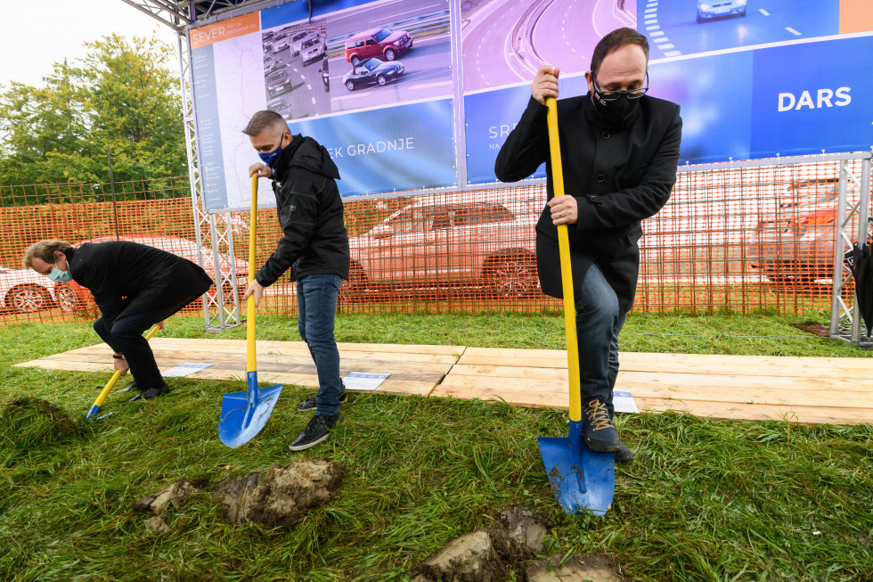 First shovel in the ground for the third development axis in Gaberke