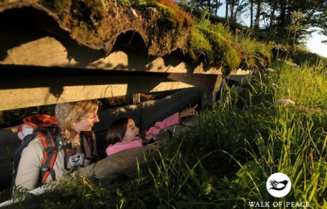 walk of peace (The Walk of Peace is an idea and a concrete project based on the close cross-border cooperation between Slovenia and Italy throughout the last decade)