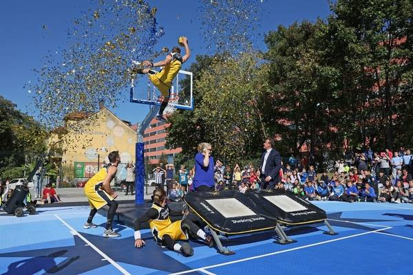 Basketball playground