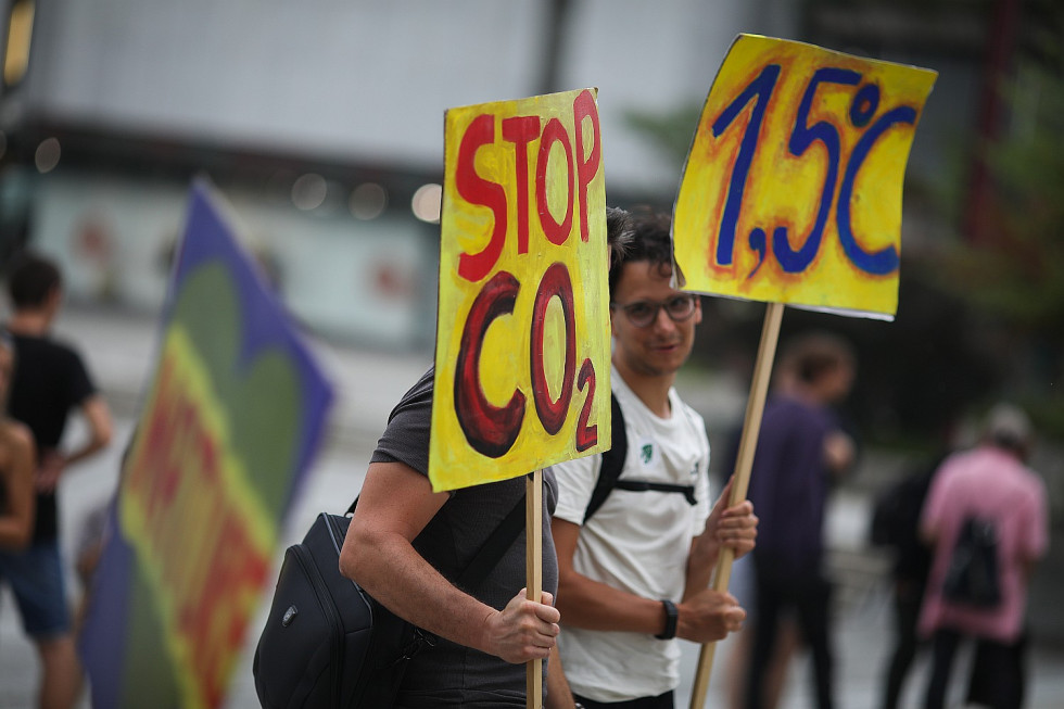 Slovenian youth standing up for planet Earth