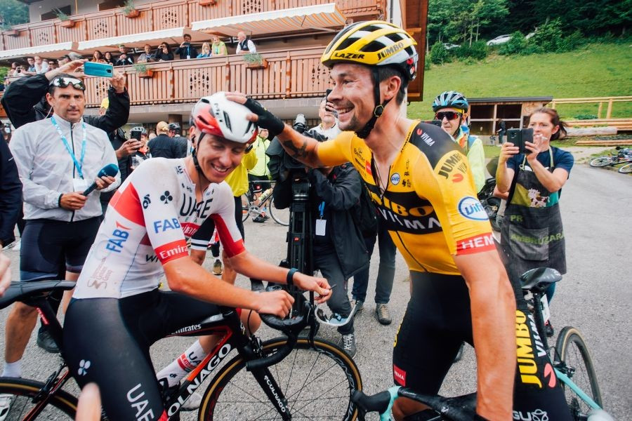 Tadej Pogačar and Primož Roglič make Slovenian history again at the Tour de France