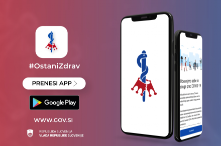 Prenos mobilne aplikacije #OstaniZdrav iz trgovine Google Play