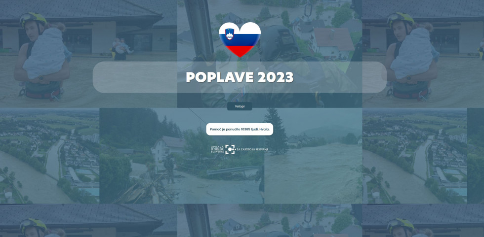 Aplikacija Poplave 2023.