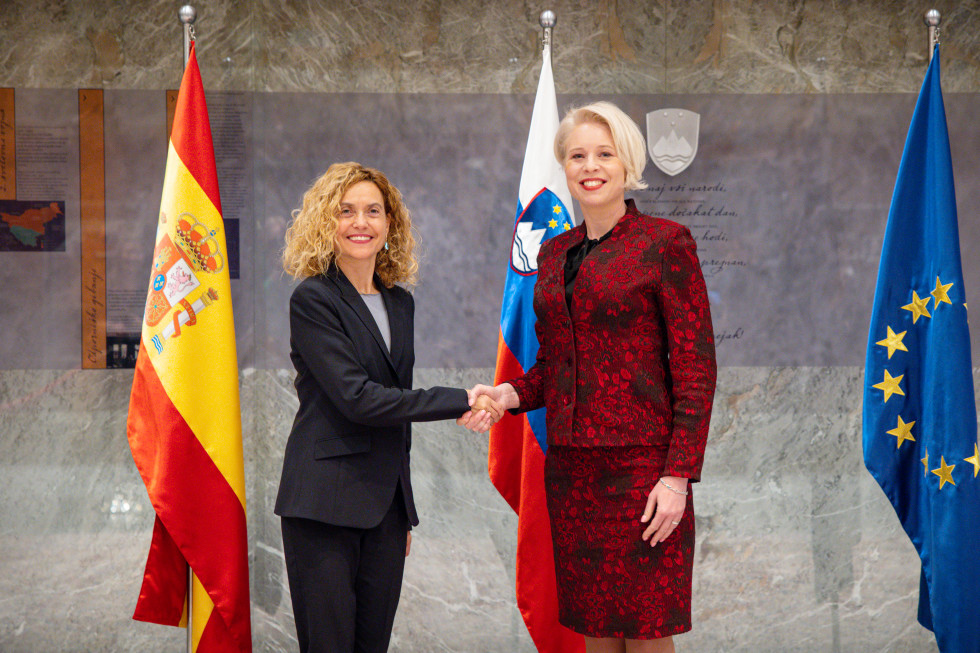 Rokovanje predsednice Državnega zbora RS in predsednice Kongresa poslancev Kraljevine Španije
