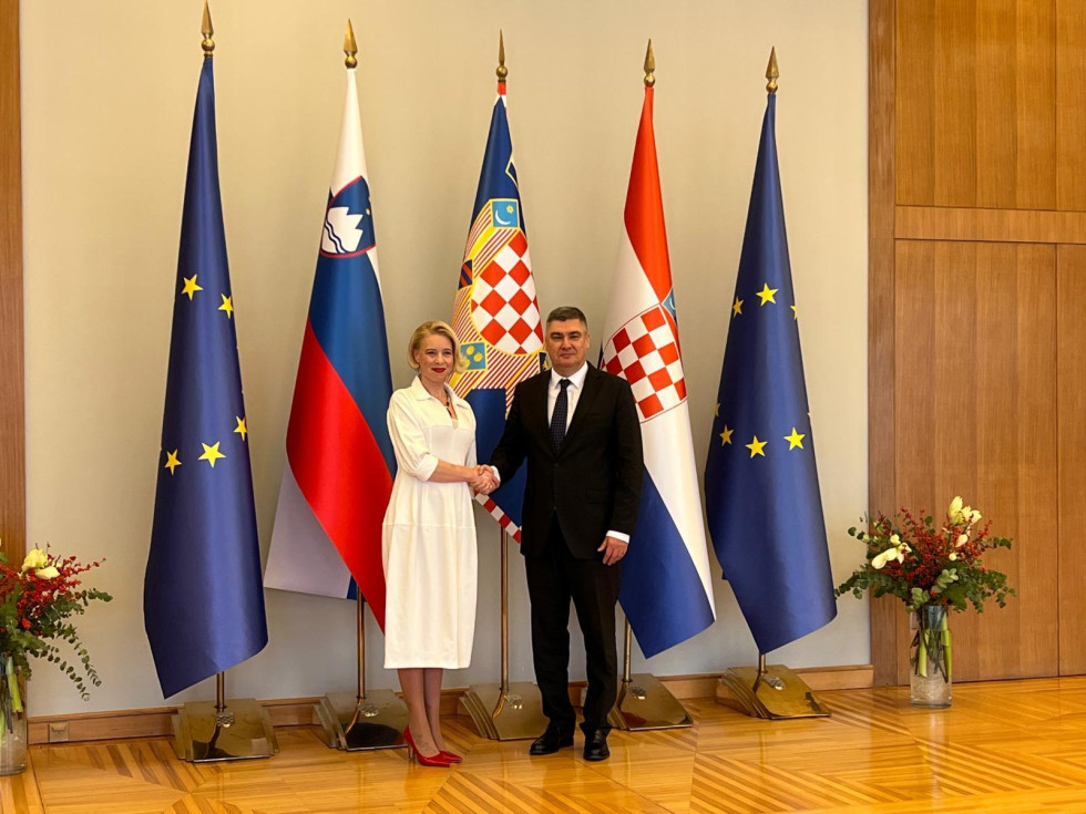 rokovanje predsednice DZ RS s hrvaškim predsednikom