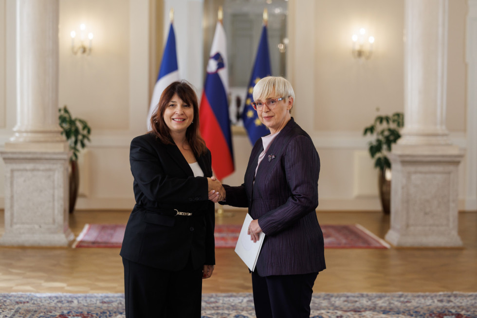 rokovanje predsednice z veleposlanico