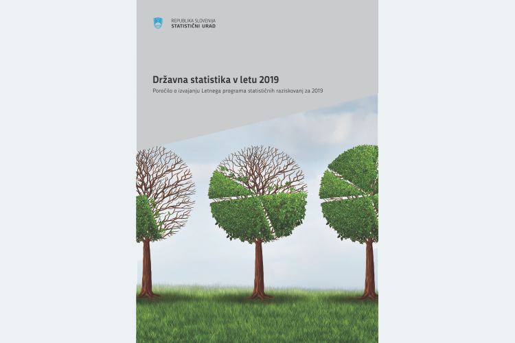 Naslovnica poročila o izvajanju Letnega programa statističnih raziskovanj za 2019
