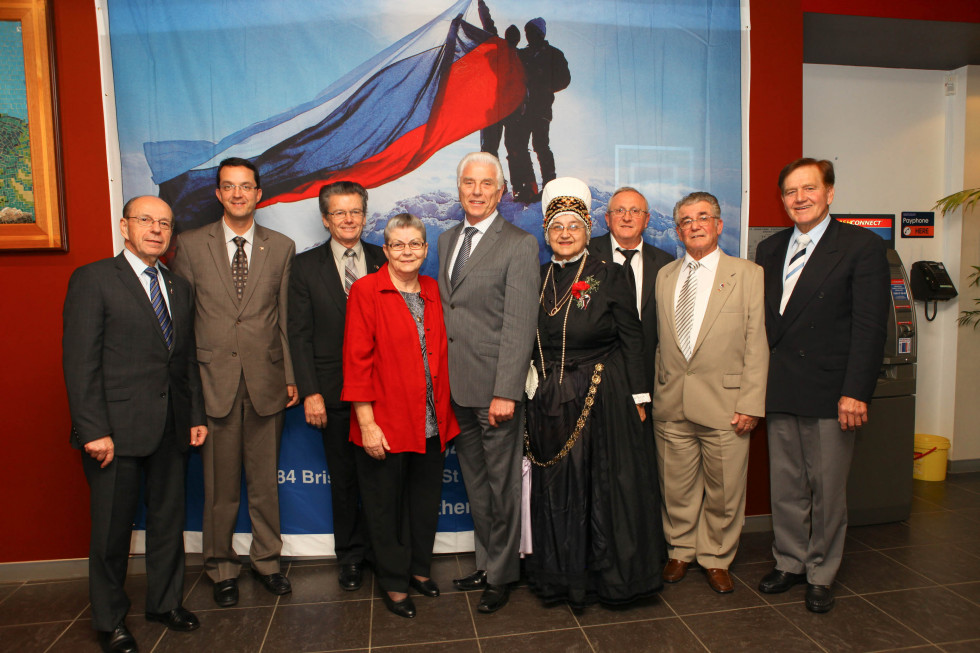 : Ceremony on the occasion of the declaration of the independent state of the Republic of Slovenia in Club Triglav 